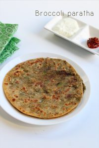 how to make broccoli paratha recipe