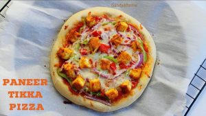 paneer tikka pizza recipe