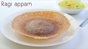 ragi appam recipe