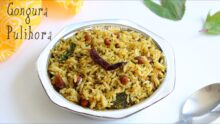 Gongura pulihora recipe, Sorrel leaves rice