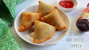 spinach and cheese samosa recipe