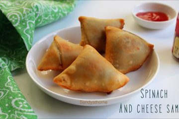 spinach samosa