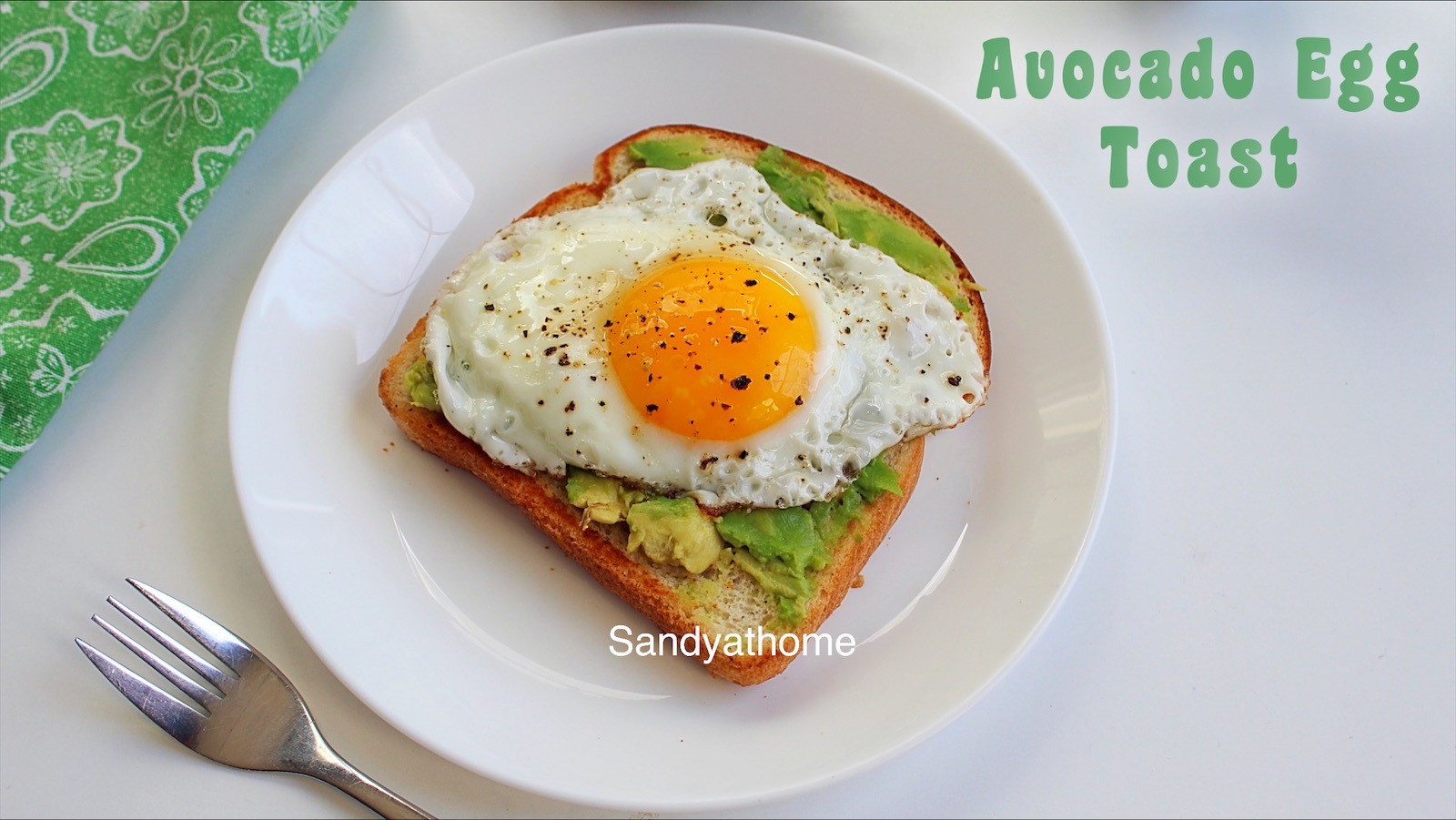 avocado egg toast recipe