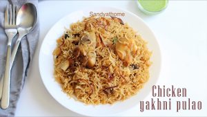 chicken yakhni pulao recipe