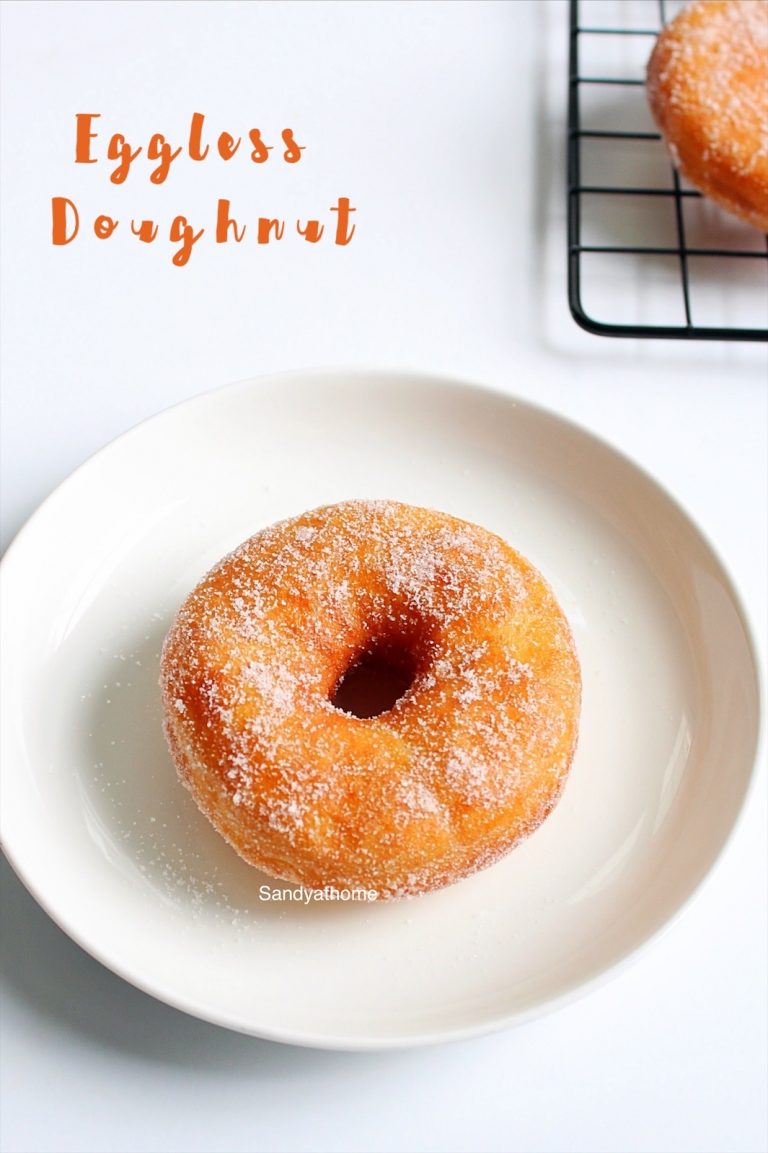 Eggless doughnut recipe, Basic eggless donuts Sandhya's recipes