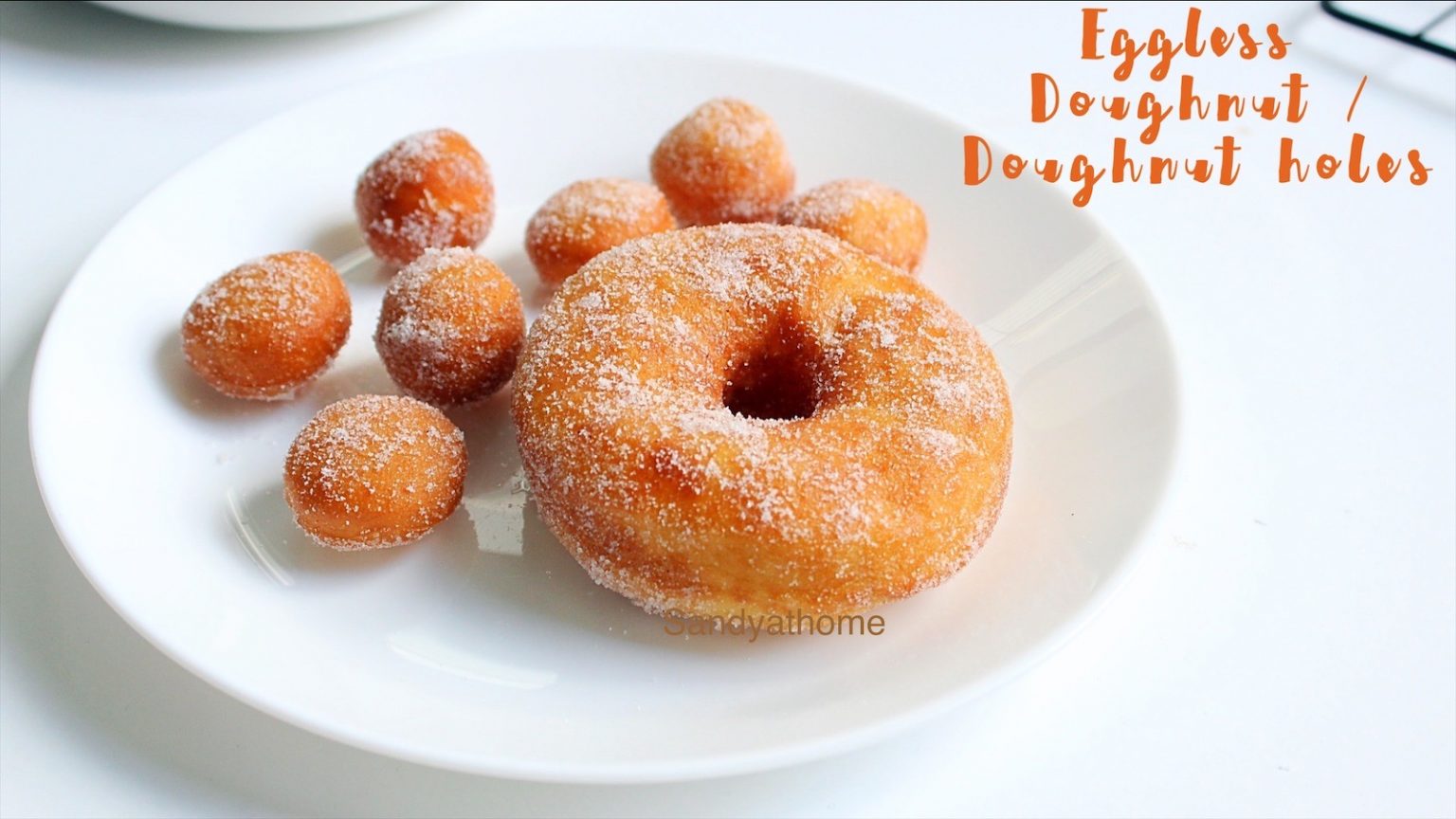 Eggless doughnut recipe, Basic eggless donuts Sandhya's recipes