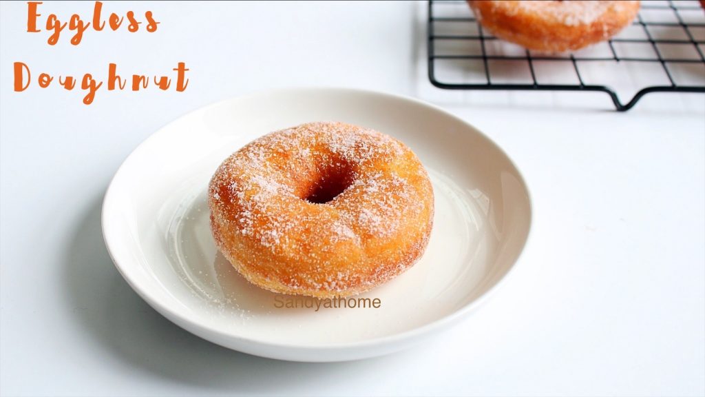 eggless doughnut recipe Sandhya's recipes