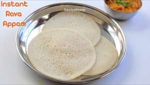 instant rava appam