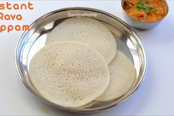 instant rava appam recipe