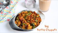 Veg kothu chapati recipe, Kothu chapati