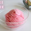rose milk ice cream