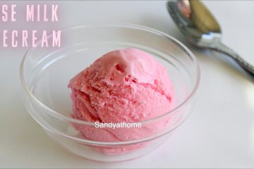 rose milk ice cream