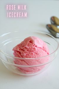 rose milk ice cream recipe