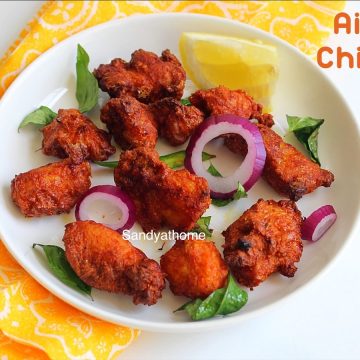 Air fryer onion pakoda recipe, Air fryer pakora - Sandhya's recipes