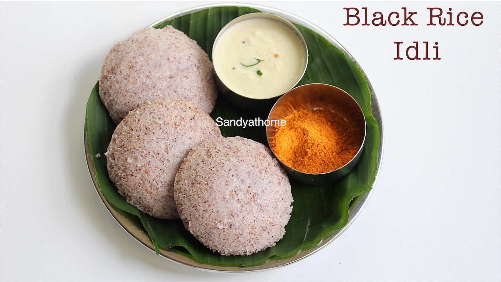 black rice idli recipe