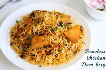 boneless chicken dum biryani recipe