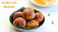 Jackfruit appam recipe, Chakka appam