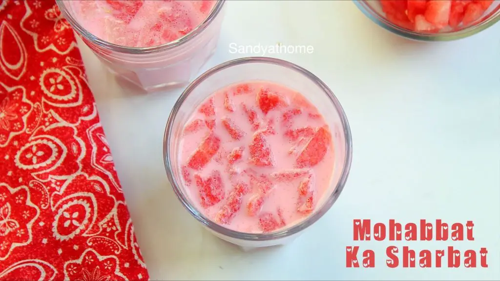 mohabbat ka sharbat recipe