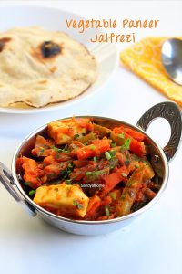 vegetable paneer jalfrezi