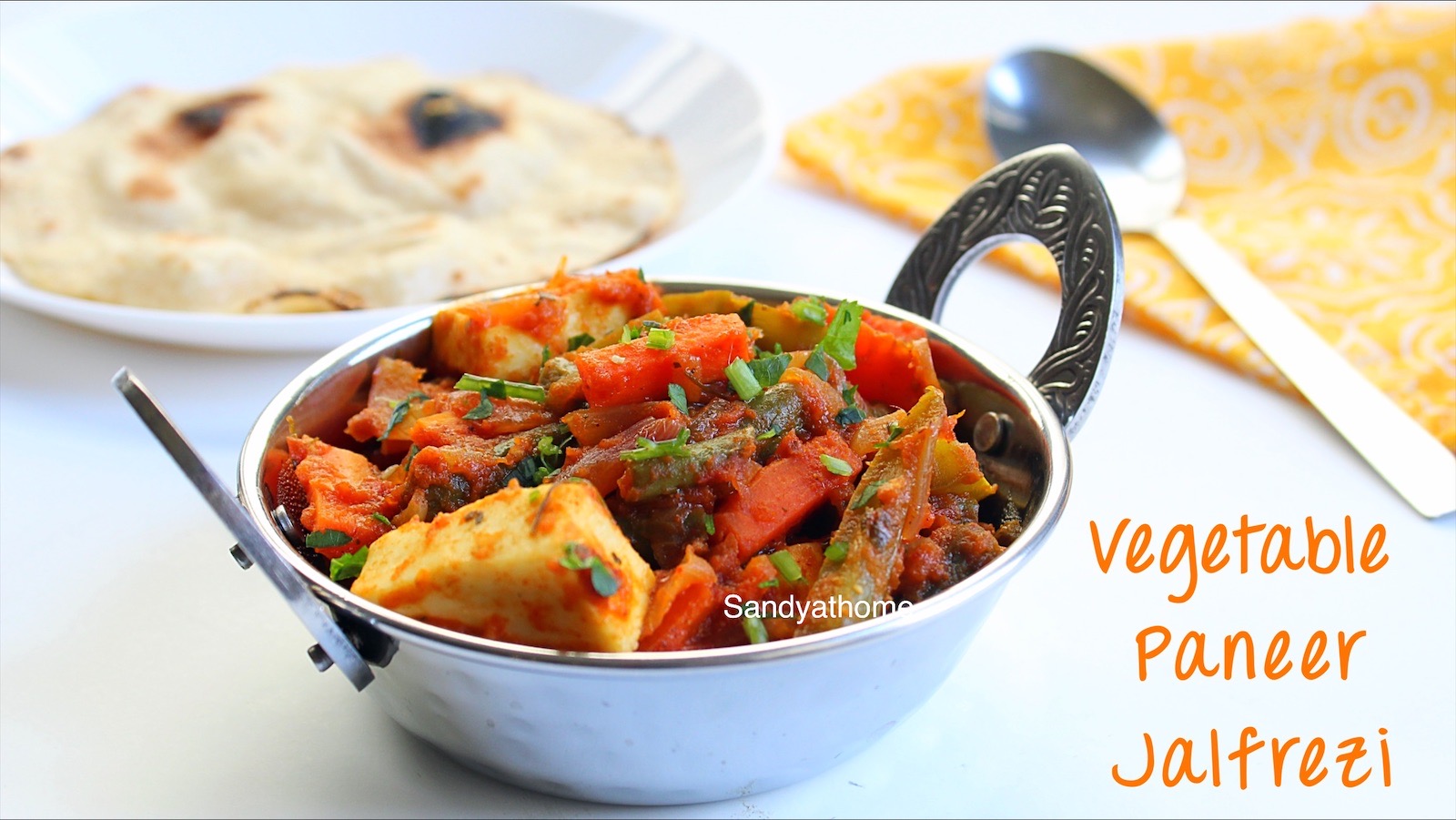 vegetable paneer jalfrezi recipe