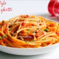 indian style tomato spaghetti