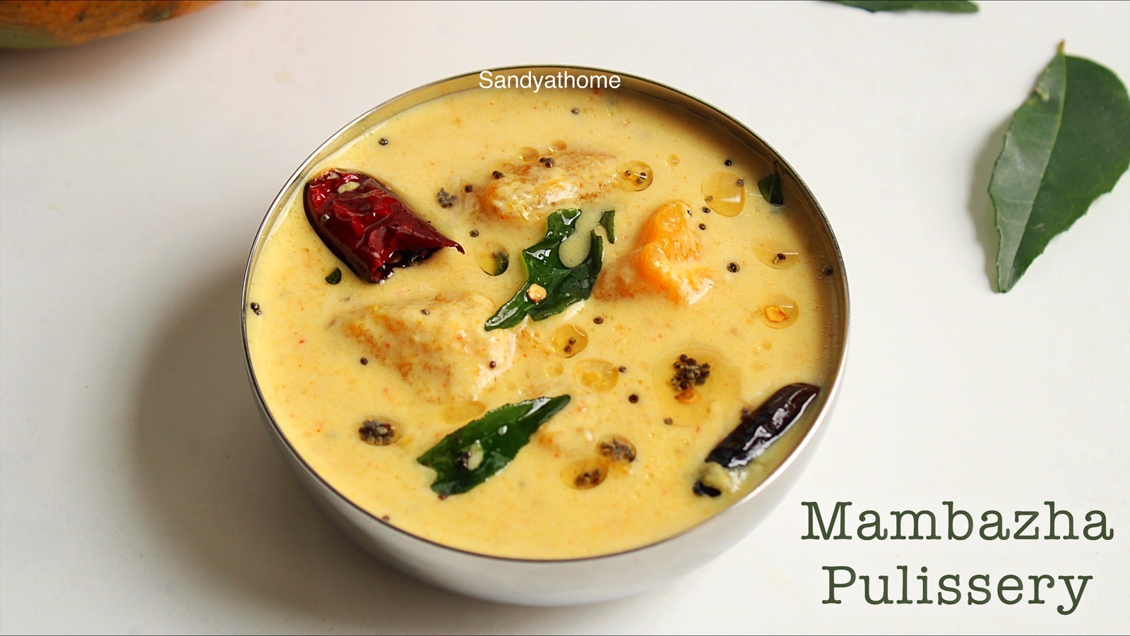Mambazha pulissery recipe, Pulissery Sandhya's recipes