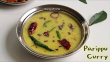 Parippu curry recipe, Cherupayar parippu curry