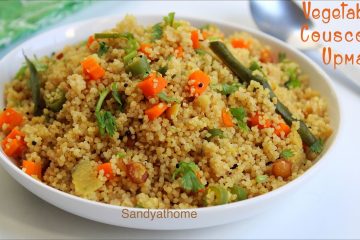 vegetable couscous upma