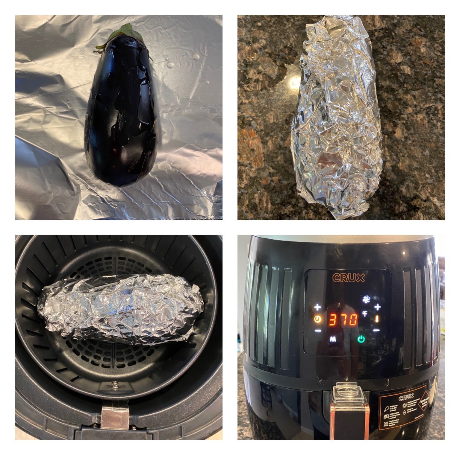 Air fryer baingan bharta, Eggplant bharta in air fryer Sandhya's recipes