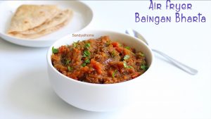 air fryer baingan bharta