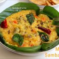 millet sambar sadam, millet sambar rice, kutharaivali sambar sadam