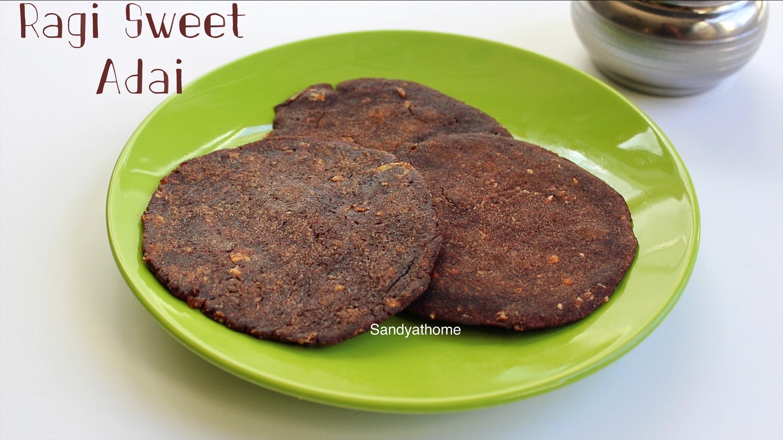 ragi sweet adai