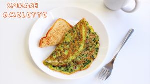 spinach omelette recipe