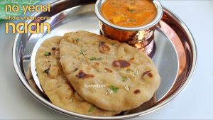 whole wheat garlic naan without yeast