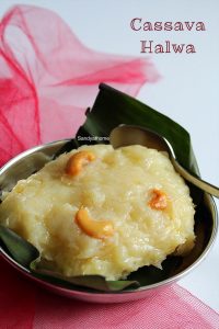 cassava halwa