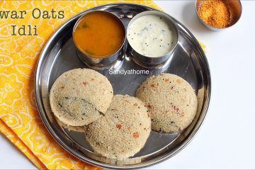 jowar rava oats idli recipe