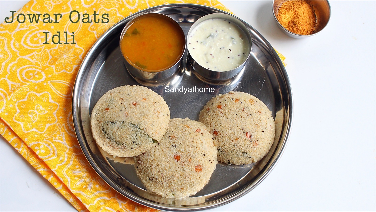 jowar rava oats idli recipe