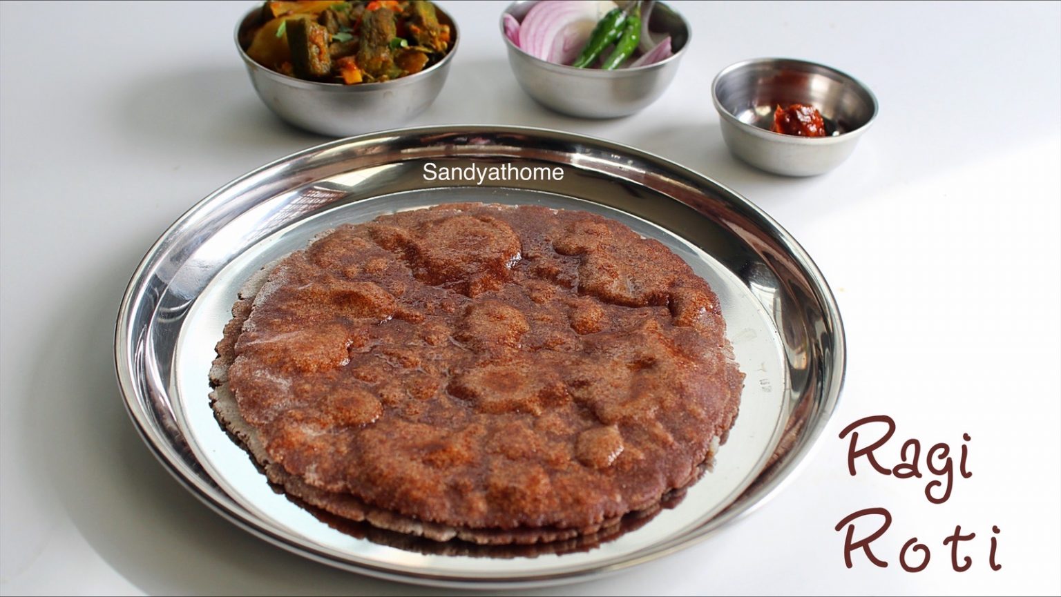 Ragi roti recipe, Ragi chapati, Finger millet roti Sandhya's recipes