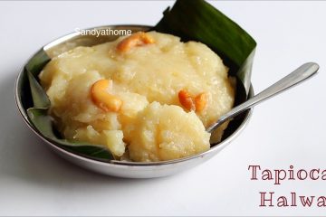 tapioca halwa