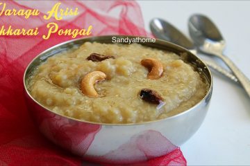 varagu arisi sakkarai pongal