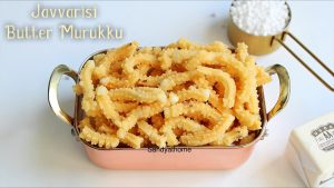 javvarisi butter murukku recipe