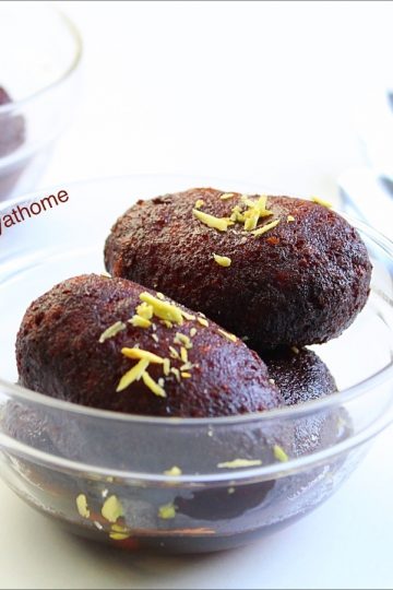 kala jamun with khoya