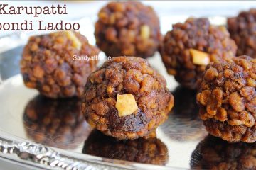 palm jaggery boondi ladoo recipe