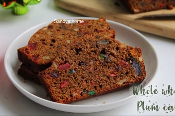 no alcohol plum cake