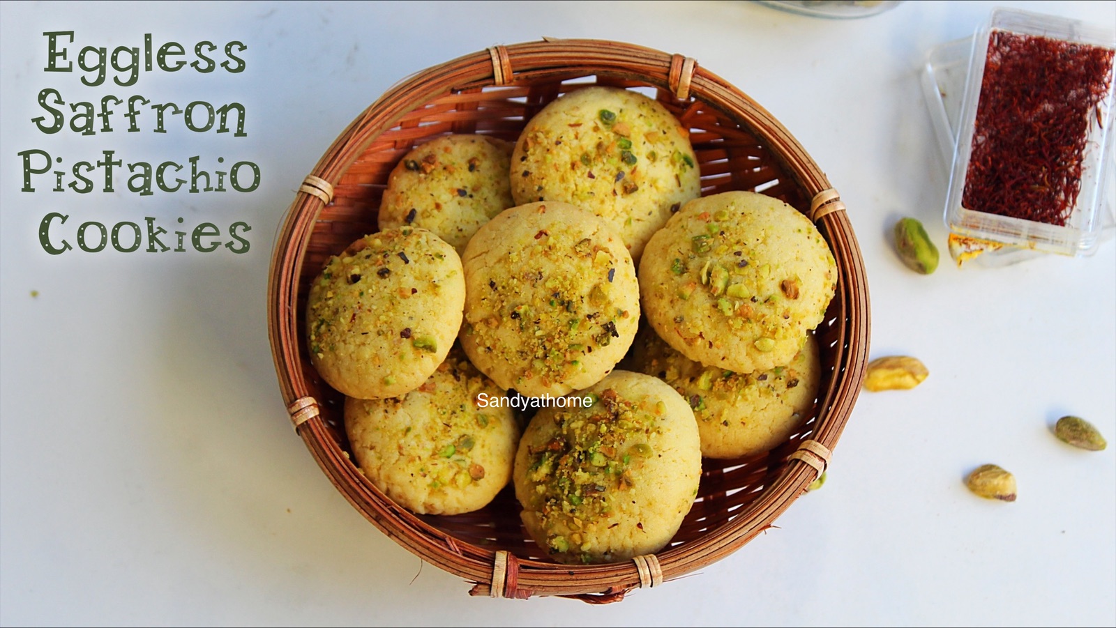 saffron cookies Sandhya's recipes