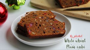 whole wheat plum cake