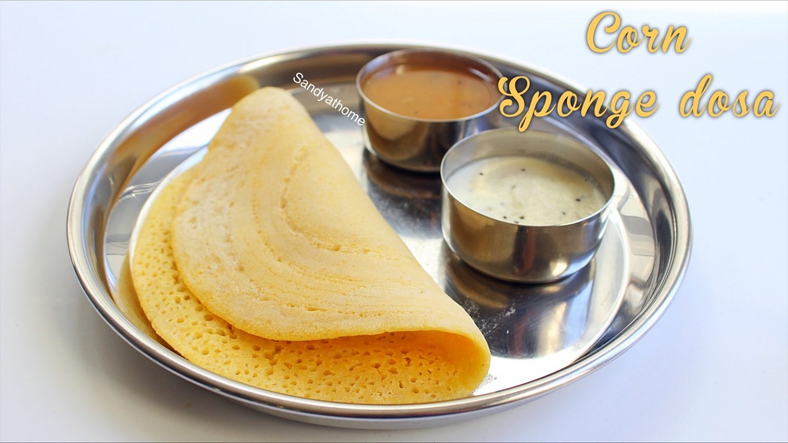 Corn dosa recipe, Broken corn dosa, Sponge dosa Sandhya's recipes