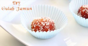 dry gulab jamun