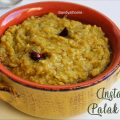 instant pot palak khichdi