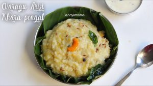 kodo millet pongal recipe